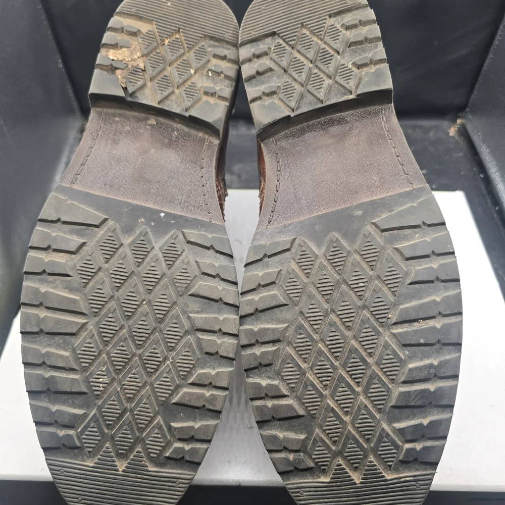 Steve Madden Brown Leather Brogue‎ Boots